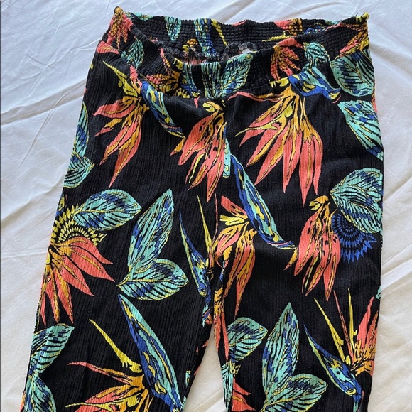 Volcom black tropical print pants - Picture 3 of 6